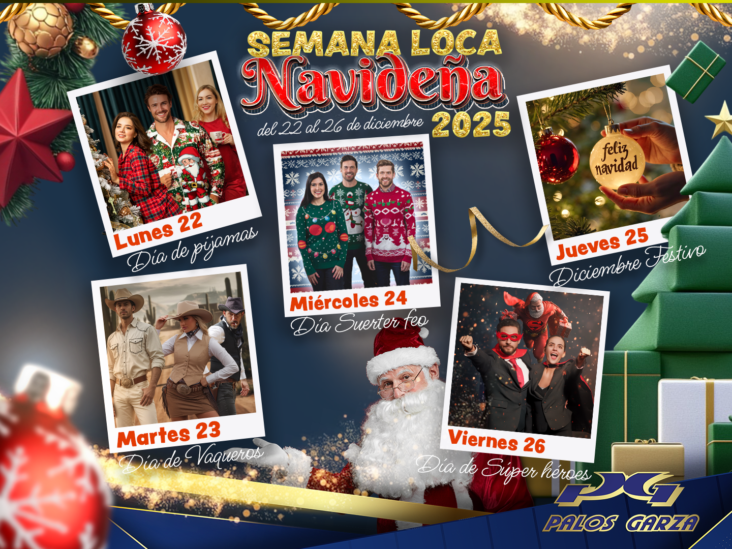 Semana Loca Navideña Diciembre 2025